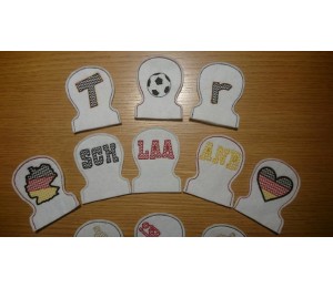 ITH Teelichthülle - Fußball Deutschland